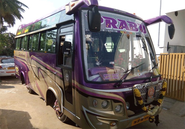 21-seats-Luxury Coach-Mini tempo traveller Rental in Coimbatore
