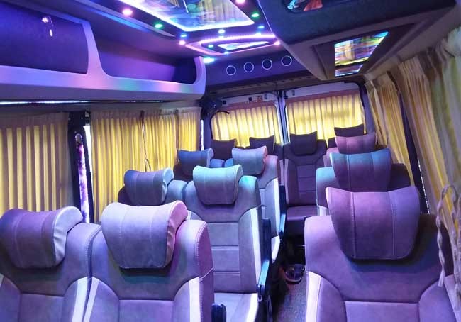 14 Seater Tempo Traveller for rent in Coimbatore